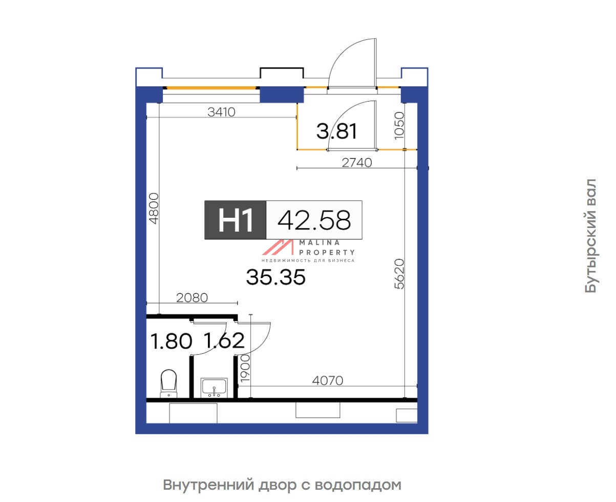 Продажа коммерческого помещения в ЖК "Glorax Aura"