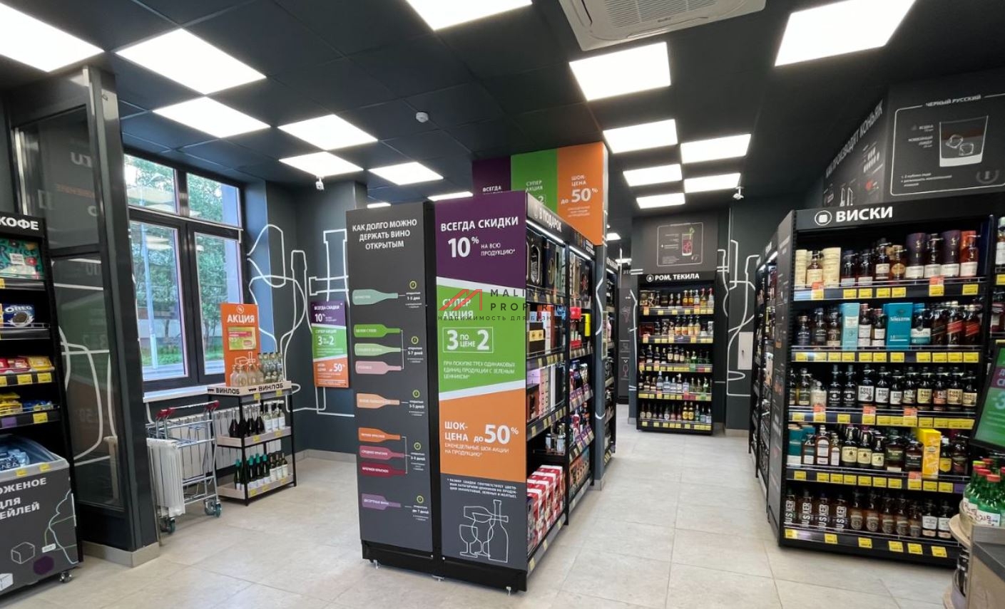 Продажа помещения с магазином "Винлаб" в районе Южное Бутово