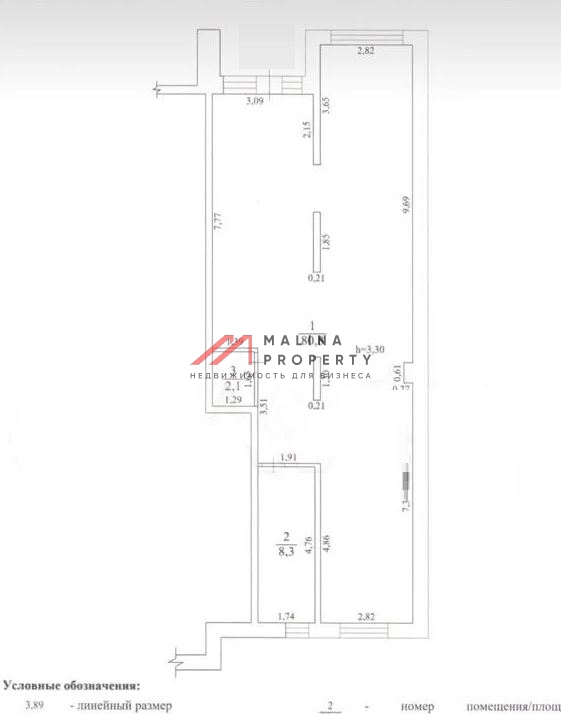 Продажа помещения с магазином "Все для ремонта"  