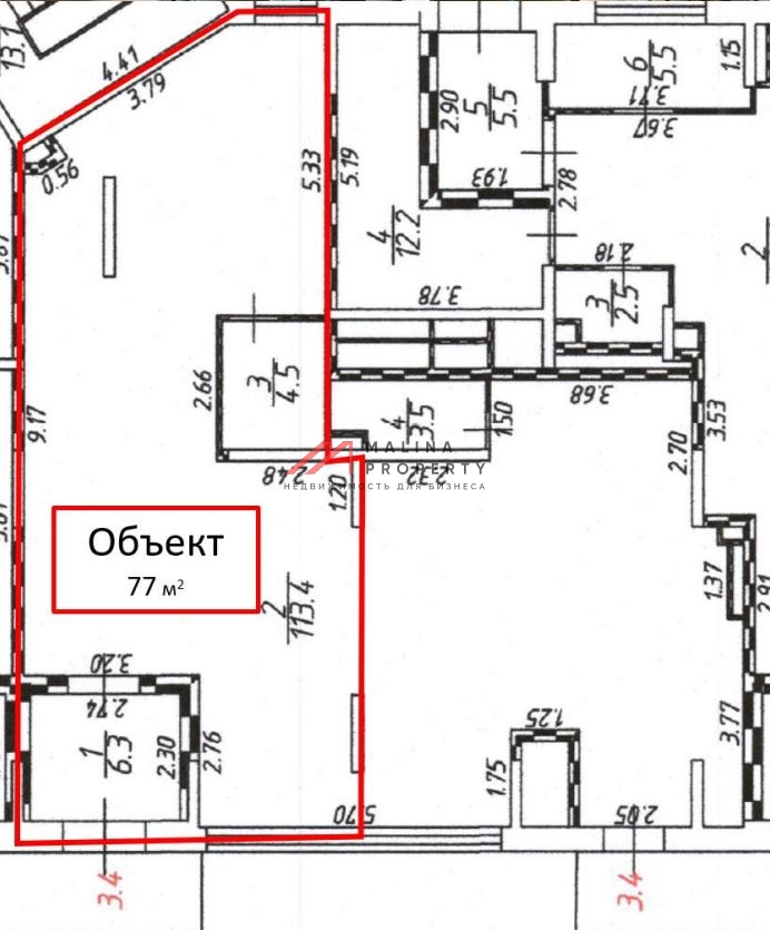 Аренда коммерческого помещения ЖК «Скандинавский»