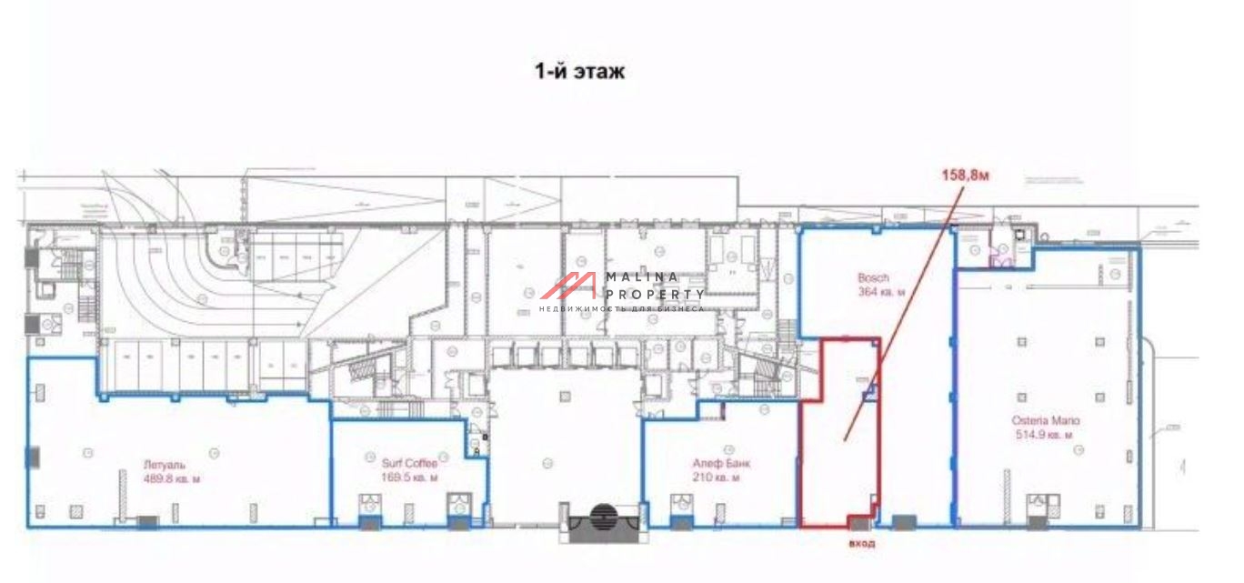 Аренда торгового помещения в МФК «Академик»