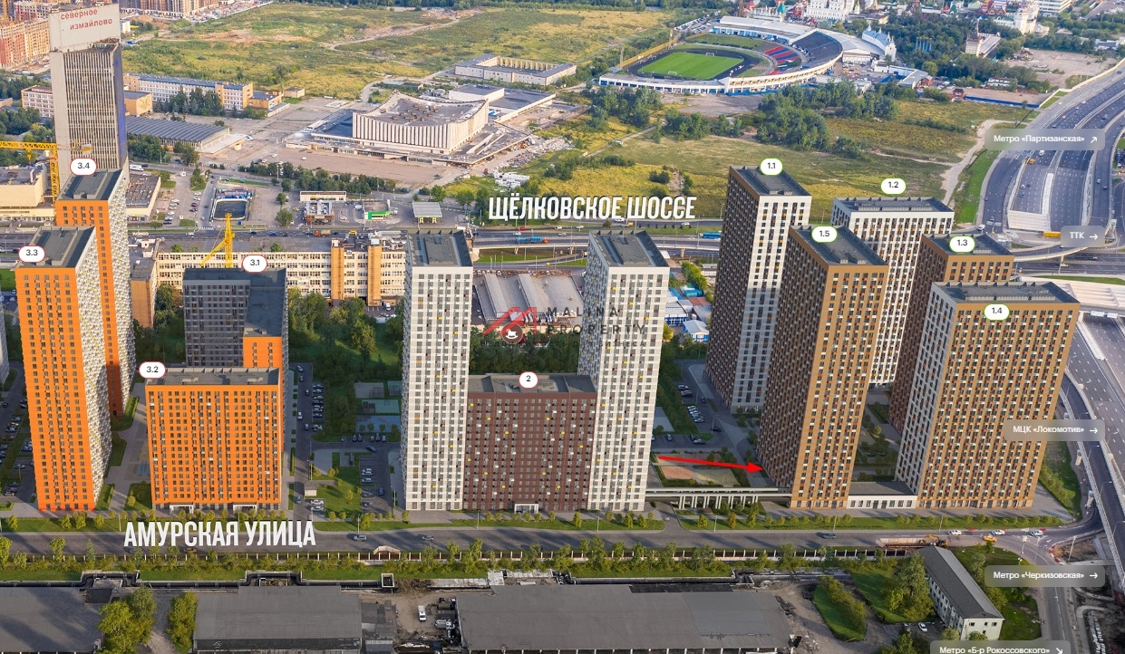 Продажа торгового помещения в ЖК "Амурский Парк"