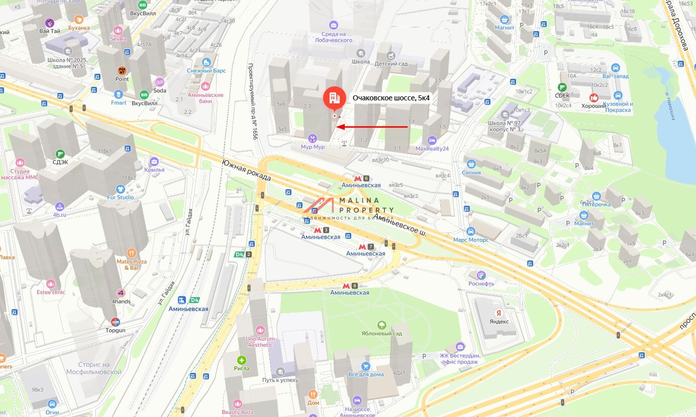 Аренда торгового помещения в ЖК "Матвеевский парк"