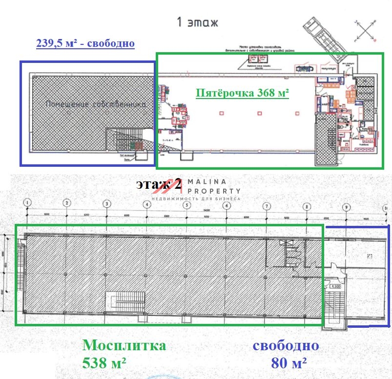 Продажа торгового здания с арендаторами