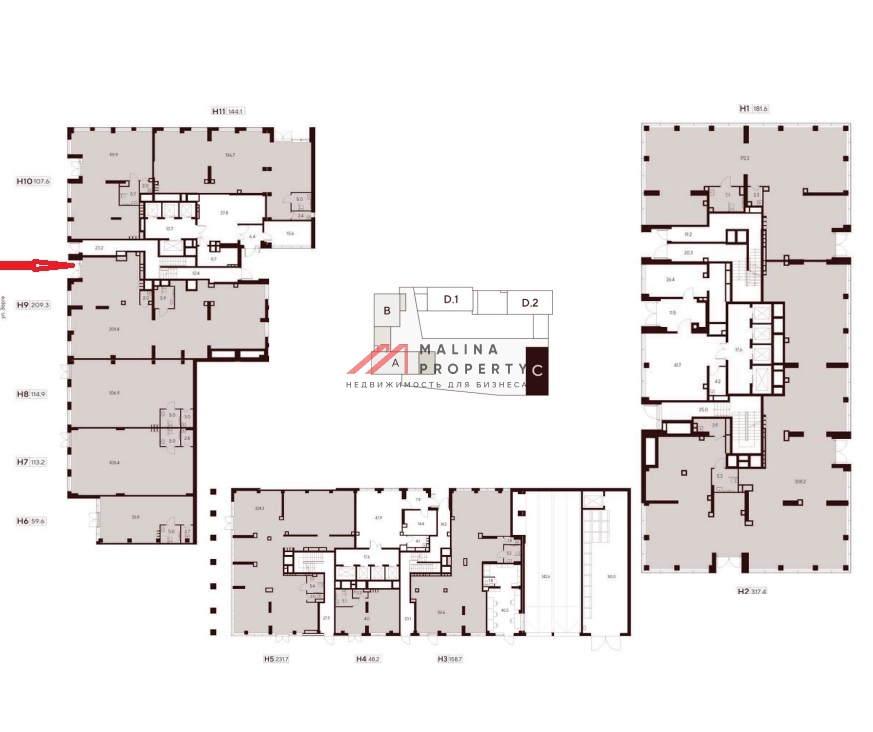 Продажа торгового помещения в ЖК " Indy Towers" 