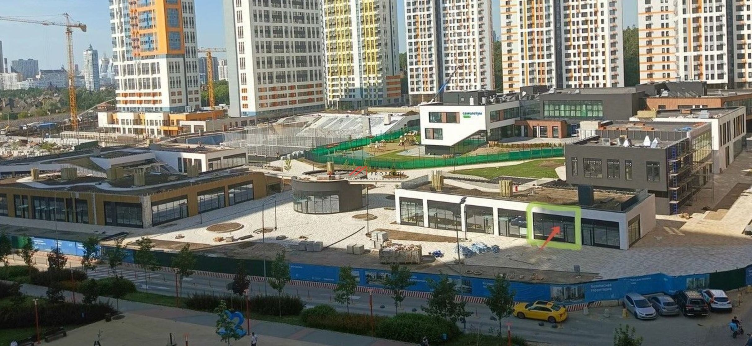 Аренда торгового помещения в жилом комплексе Спутник