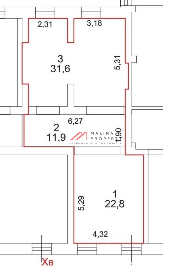 Продажа помещения с арендатором салон красоты