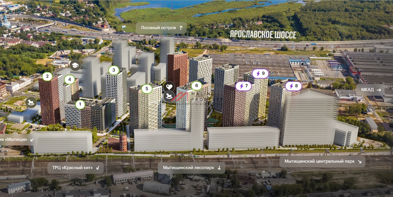 Продажа торгового помещения в ЖК "Яуза парк" 