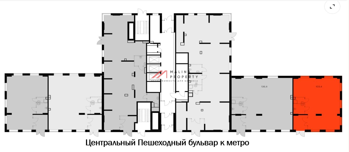 Аренда помещения свободного назначения в жилом комплексе Руставели 14 