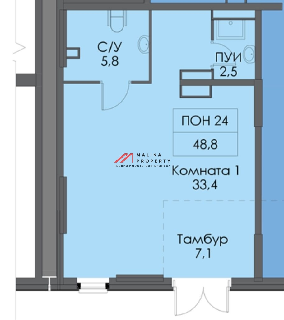 Продажа торгового помещения в ЖК "2-й Нагатинский"  