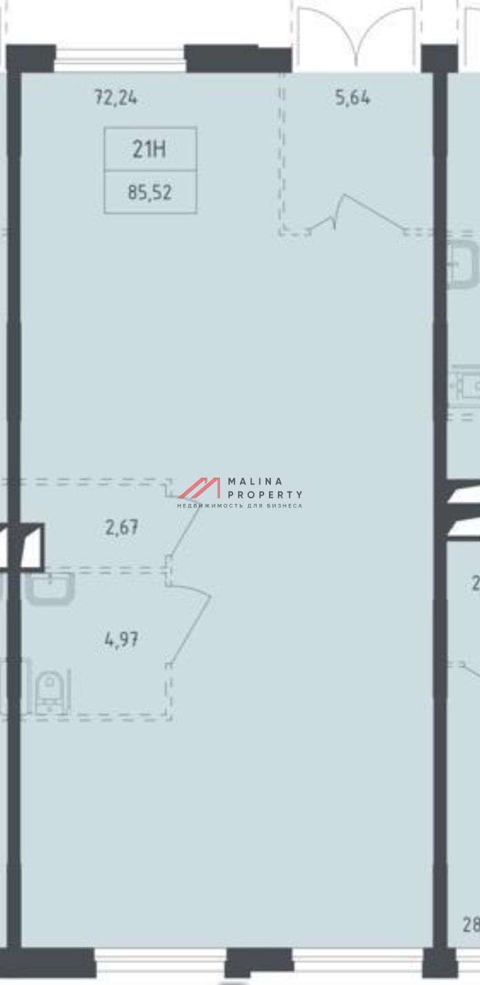 Аренда торгового помещения в ЖК Мытищи парк