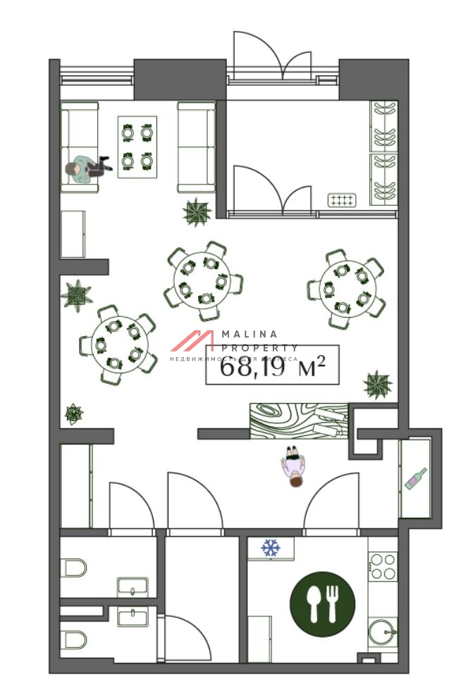 Продажа помещения в ЖК "Преображенская площадь"