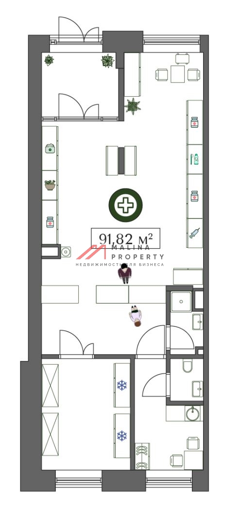 Продажа помещения в ЖК "Преображенская площадь"