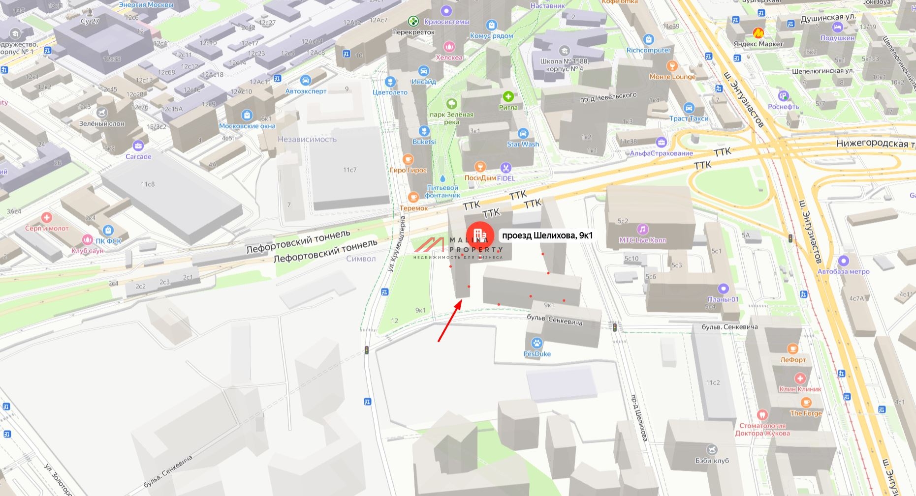 Аренда торгового помещения в ЖК Символ