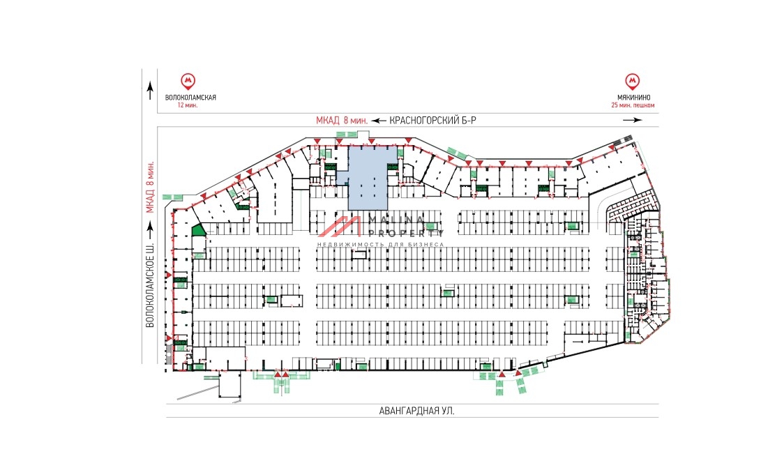 Аренда торгового помещения в жк "ART Portofino"
