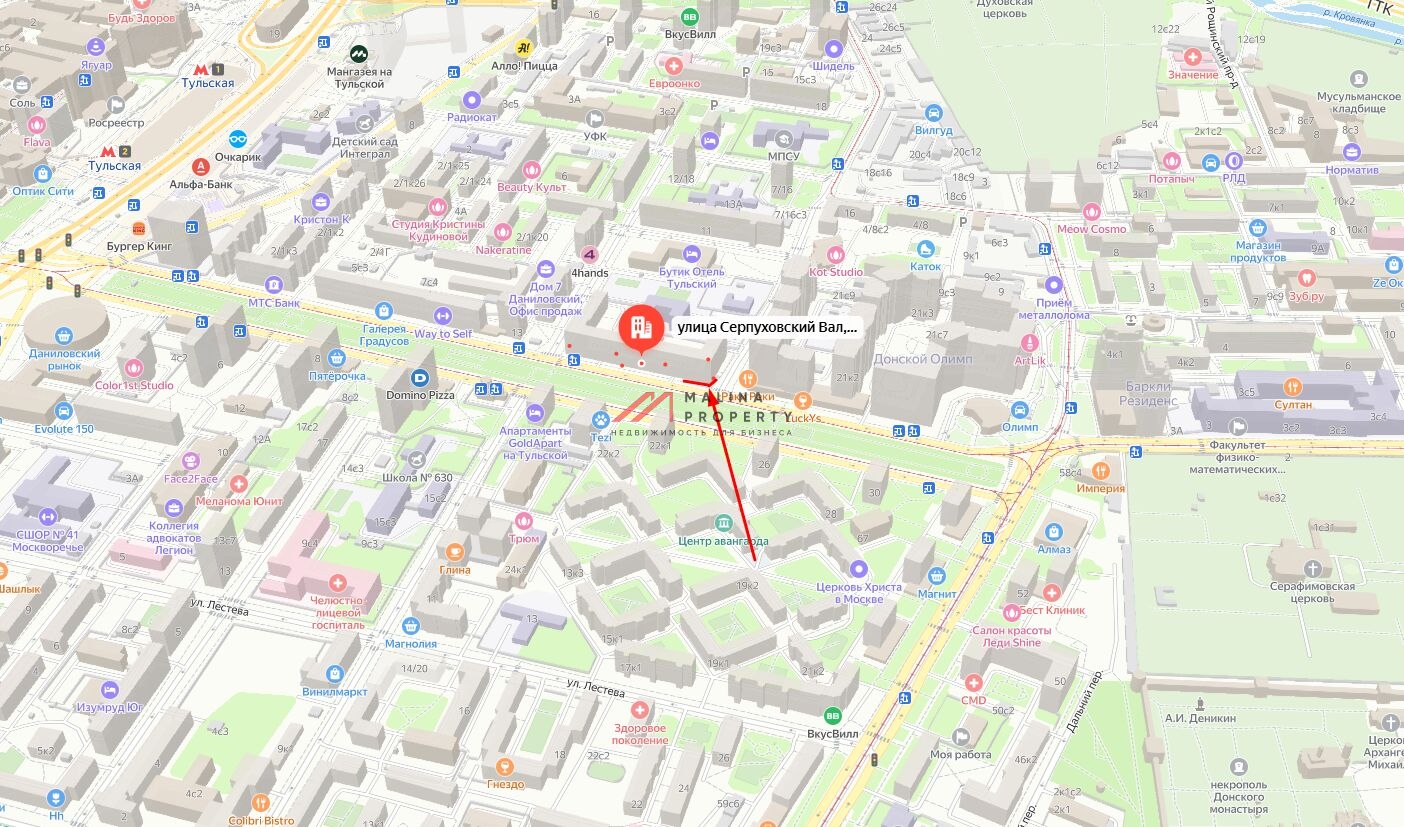 Продажа торгового помещения на Серпуховском Валу 