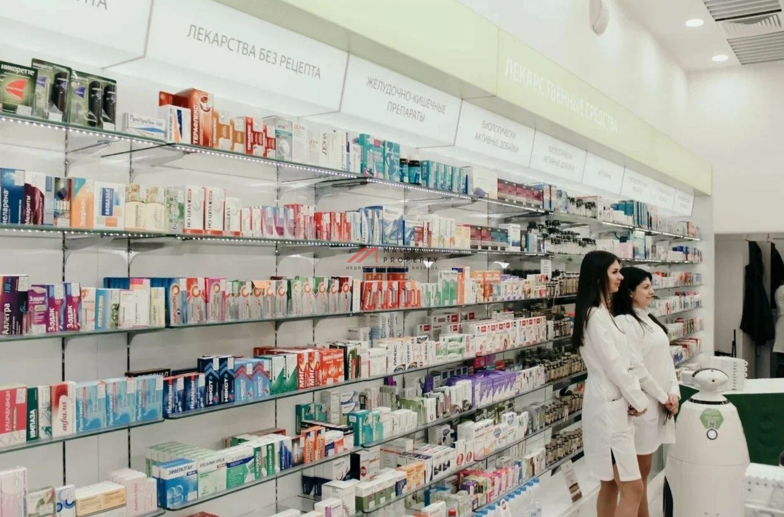 Продажа помещения с арендатором аптека Ригла 