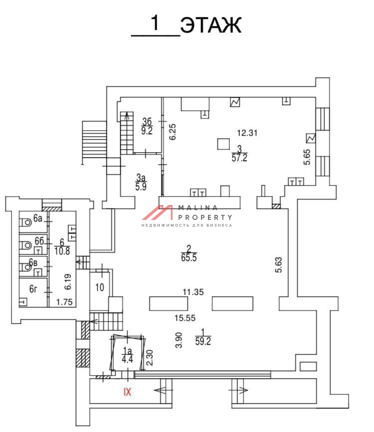 Продажа торгового помещения на Хамовническом Вале