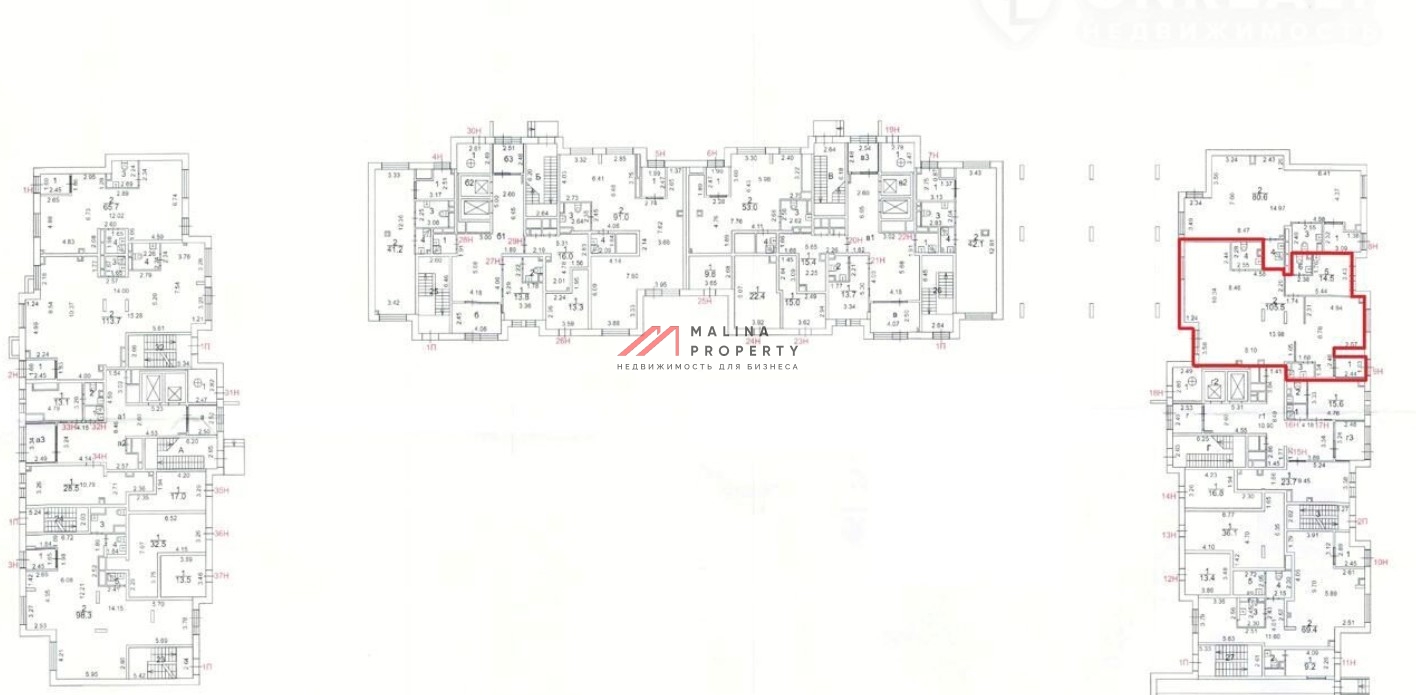 Аренда нежилого помещения в новостройке