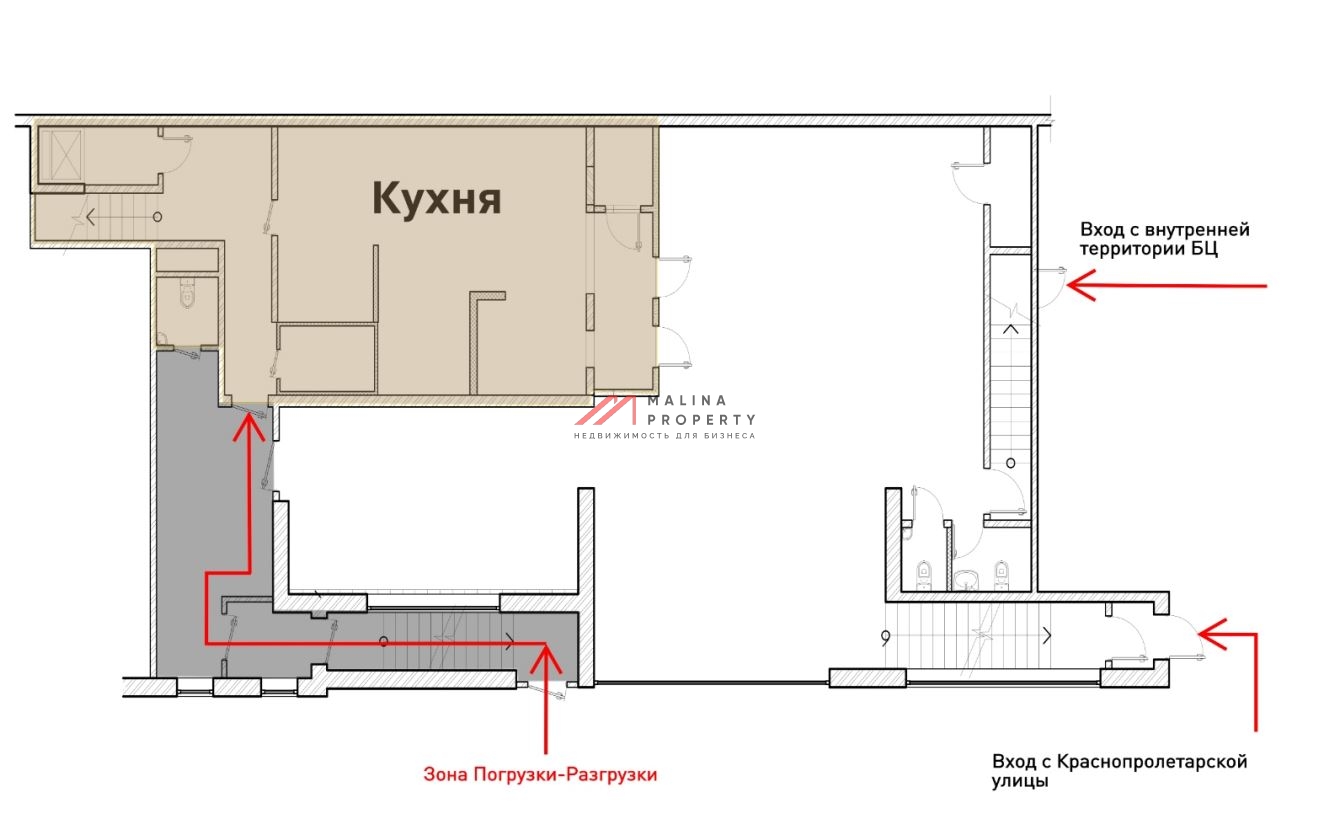 Аренда торгового помещения в БЦ "Hermitage Plaza"