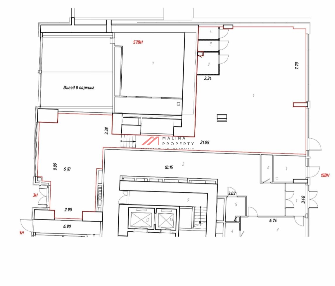 Аренда торгового помещения в ЖК «Архитектор»