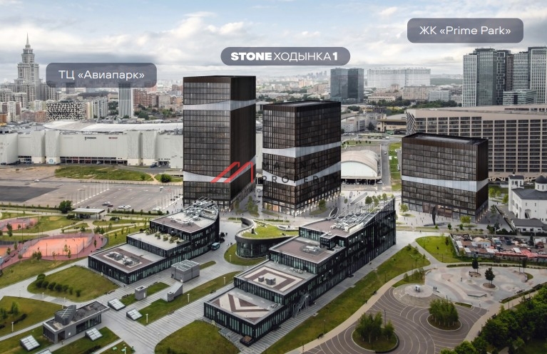 Продажа здания под ресторан в офисном квартале Stone Ходынка 1