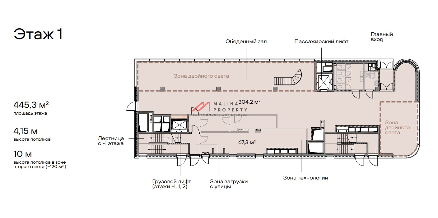 Продажа здания под ресторан в офисном квартале Stone Ходынка 1