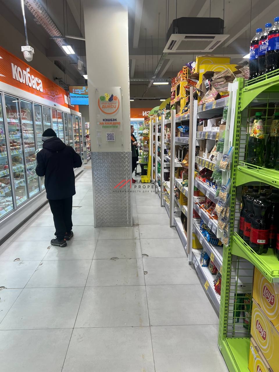 Продажа торгового помещения с арендатором Дикси