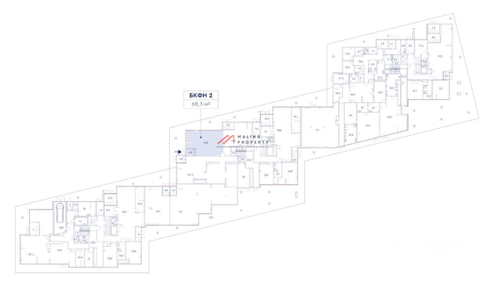 Продажа нежилого помещения в ЖК бизнес класса VERY  