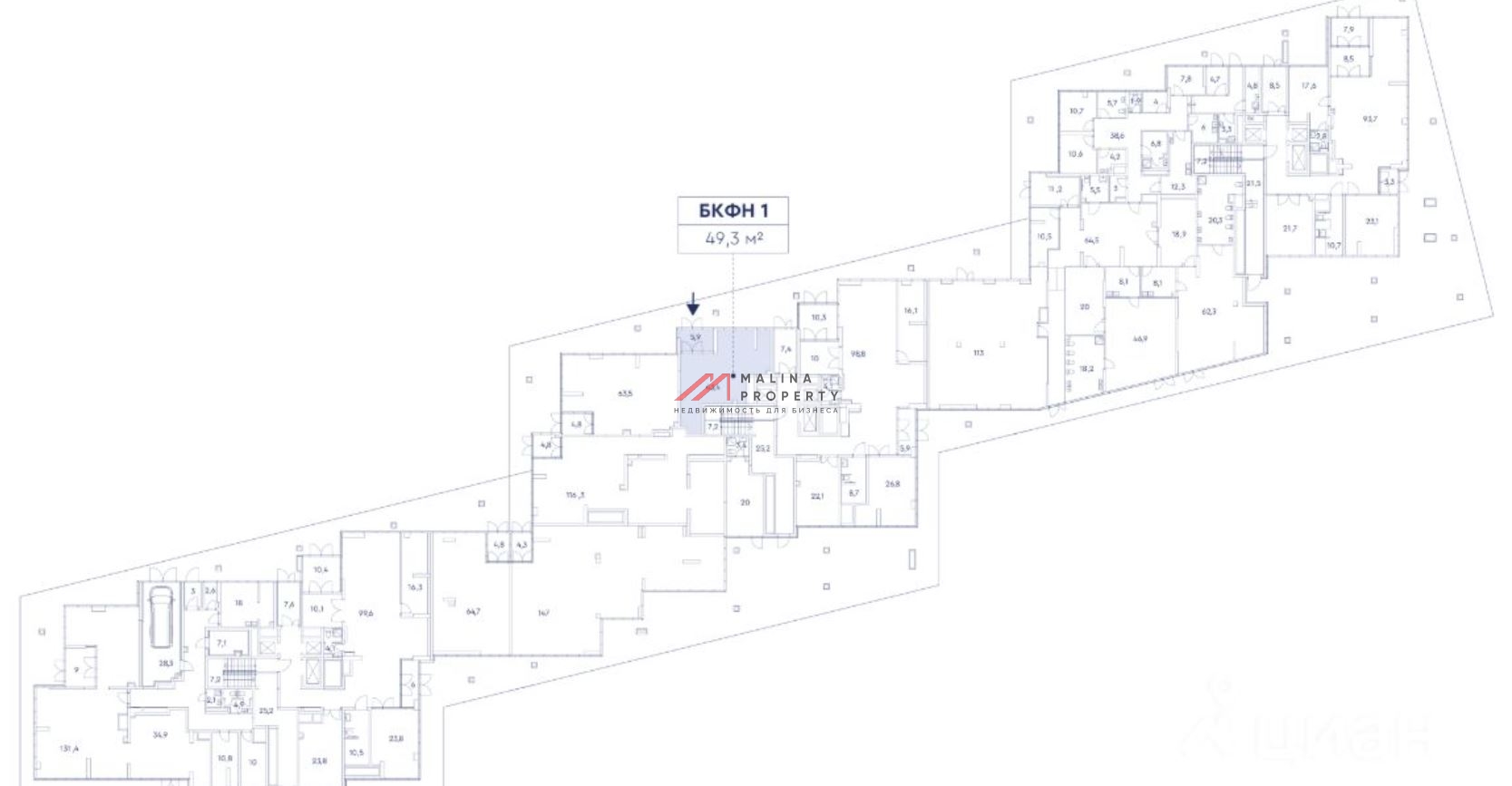 Продажа нежилого помещения в ЖК бизнес класса VERY  