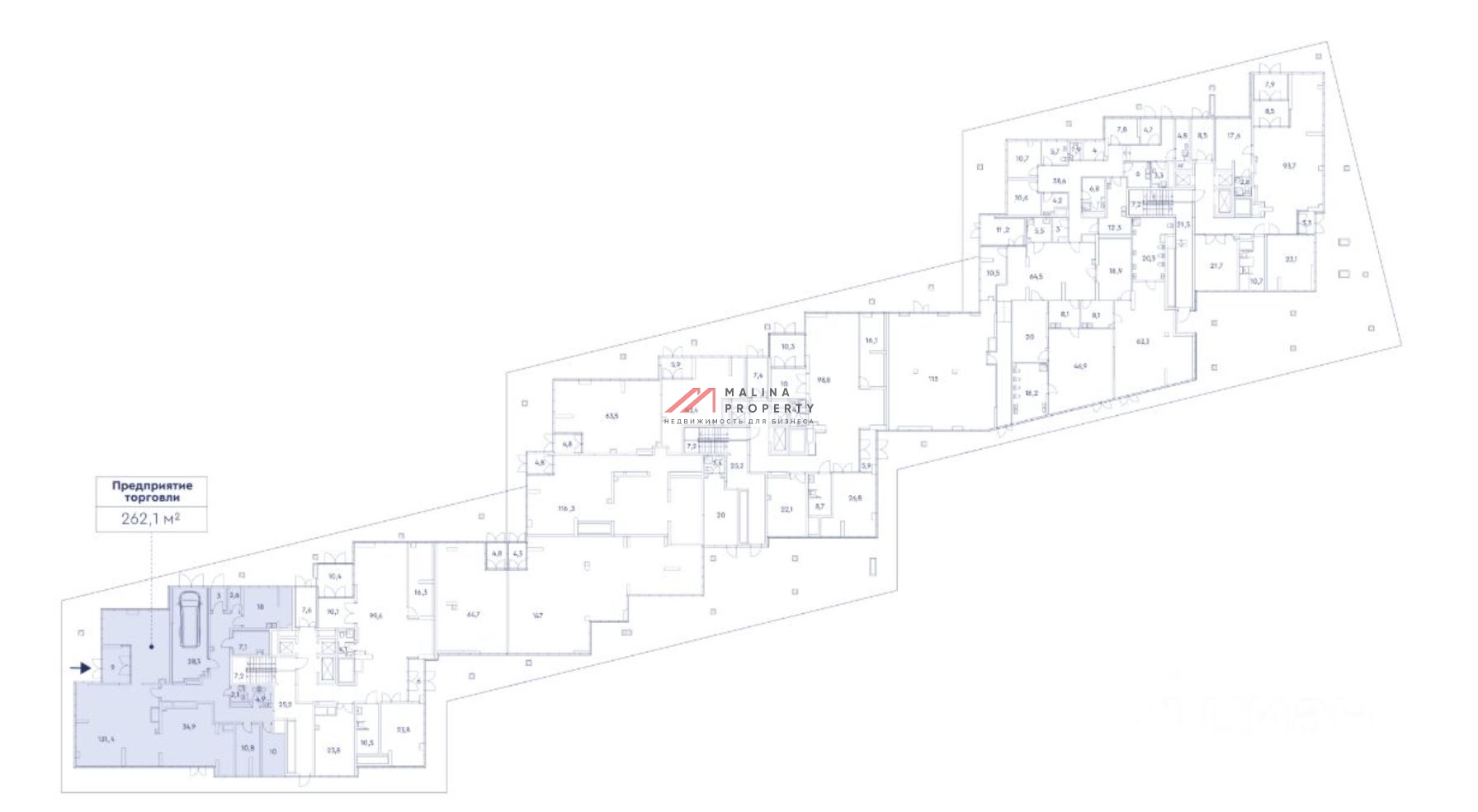 Продажа нежилого помещения в ЖК бизнес класса VERY  