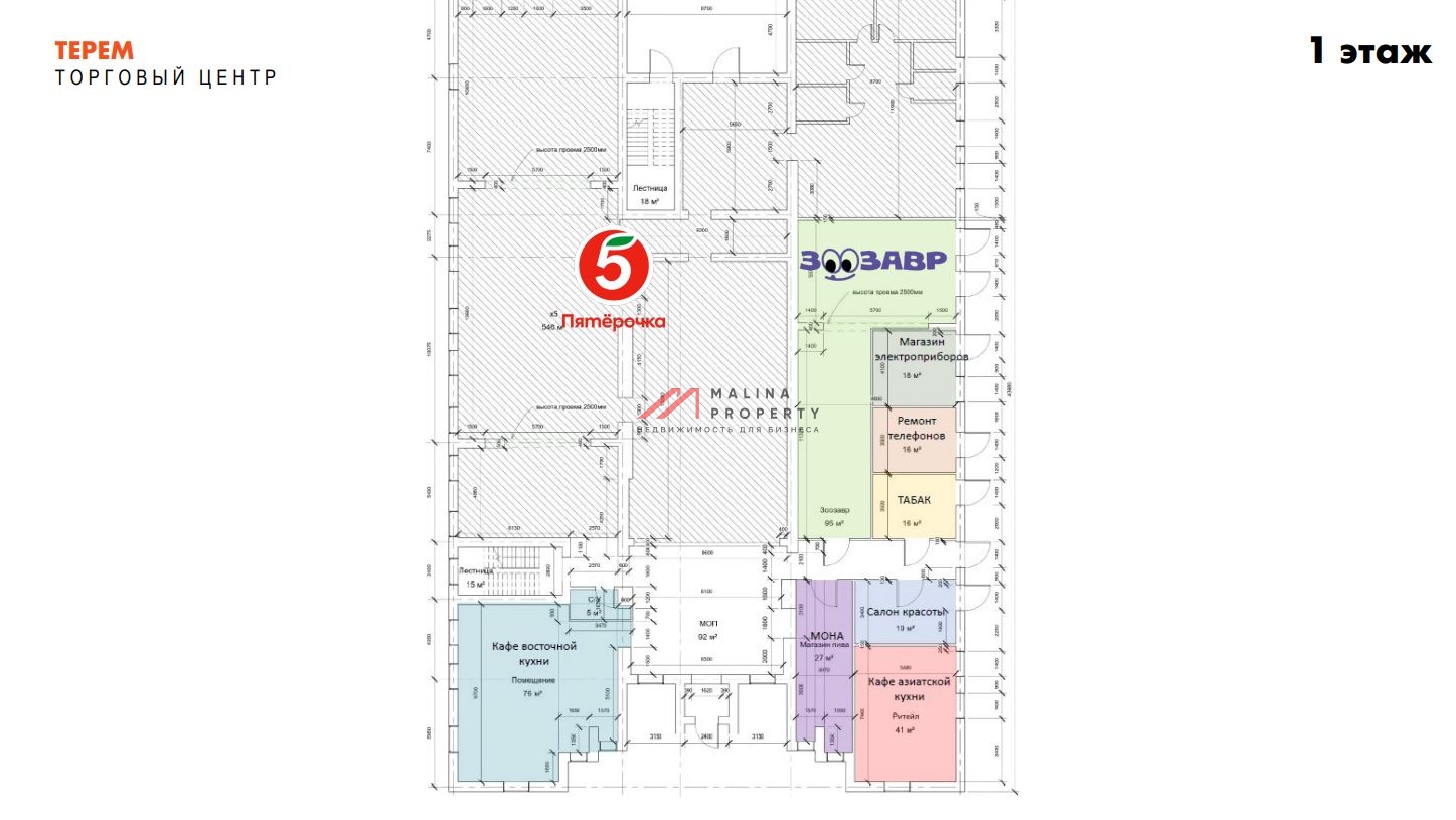 Продажа комплекса зданий с сетевыми арендаторами в г. Клин