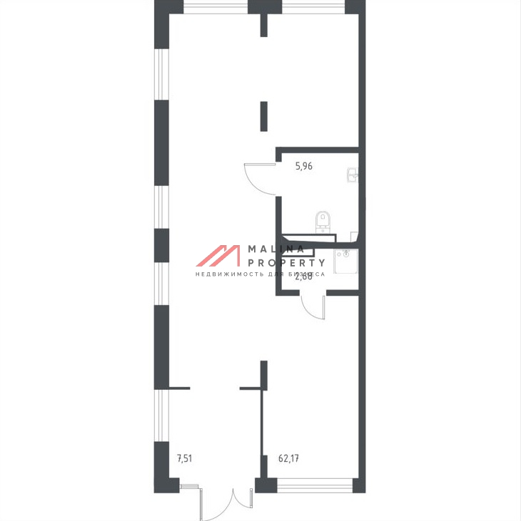 Продажа торгового помещения в ЖК "Алхимово"
