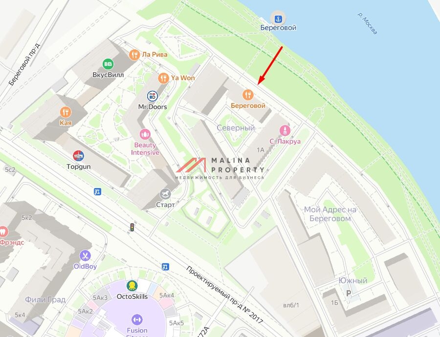 Продажа помещения в ЖК «Мой адрес На Береговом»
