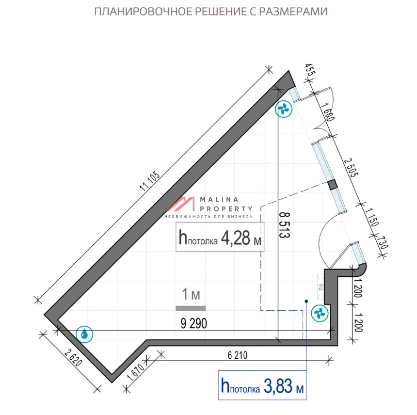 Продажа торгового помещения в бизнес центре Twist
