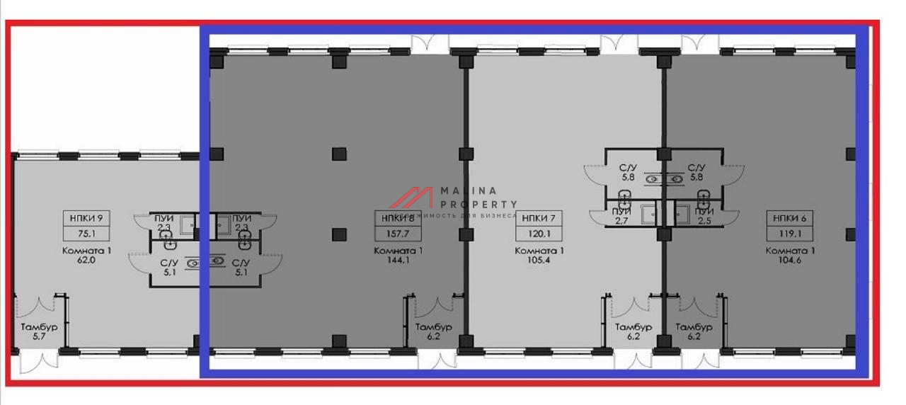 Продажа помещения под супермаркет в ЖК Никольские луга