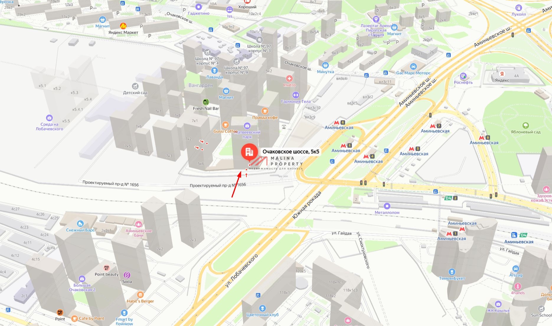 Аренда торгового помещения ЖК Матвеевский парк