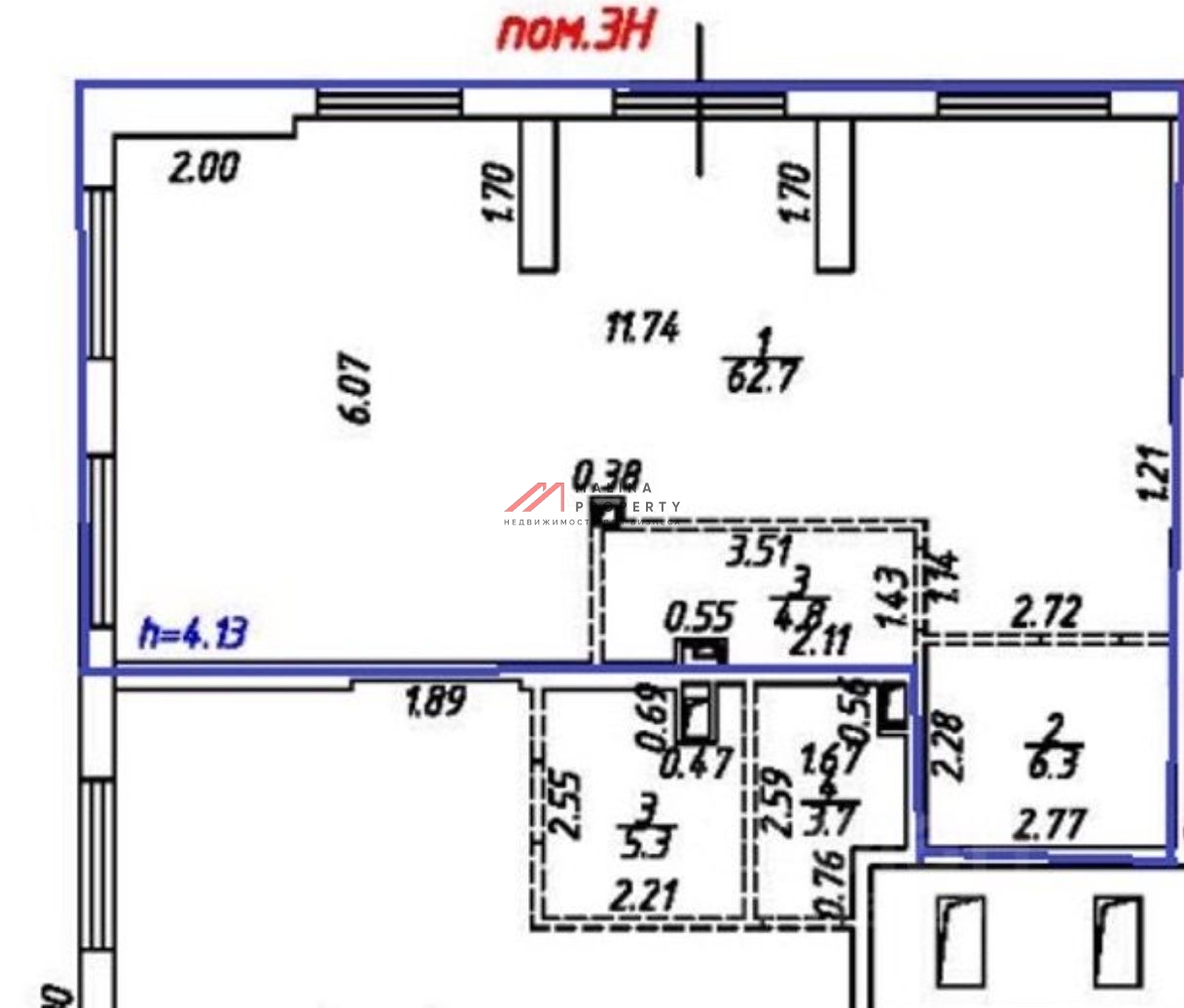 Аренда торгового помещения в ЖК Кавказский бульвар 51