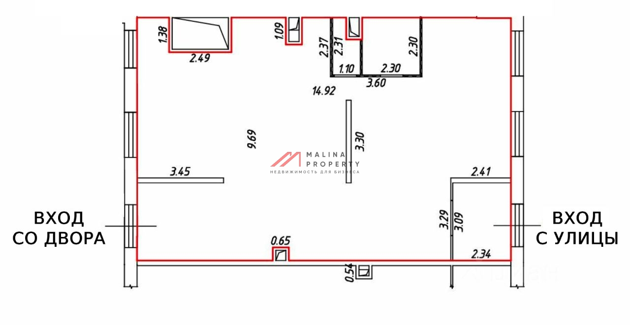 Продажа торгового помещения с арендатором в ЖК "Лефортово парк" 