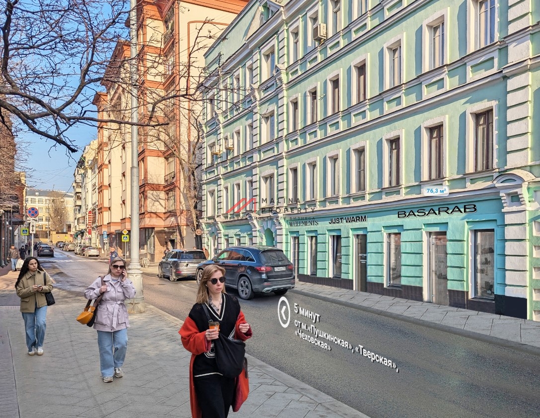 Продажа помещения с арендатором в районе Патриаршие пруды 