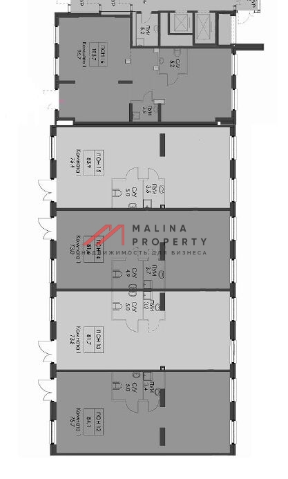 Продажа торгового помещения с супермаркетом Пятерочка