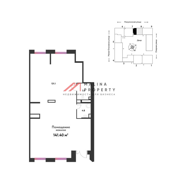 Продажа торгового помещения в ЖК "Страна Озерная"