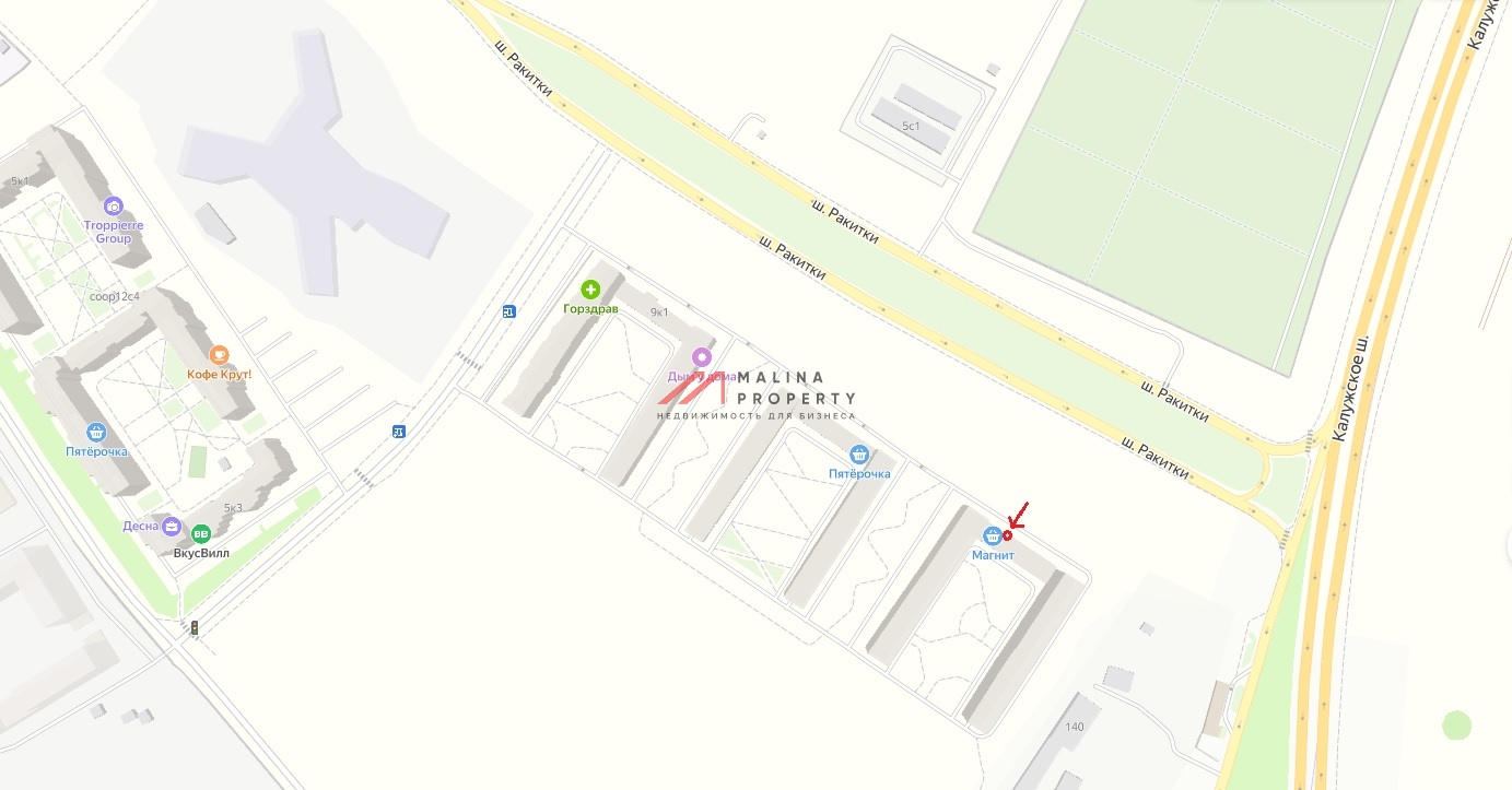 Аренда торгового помещения на улице Гренадерской