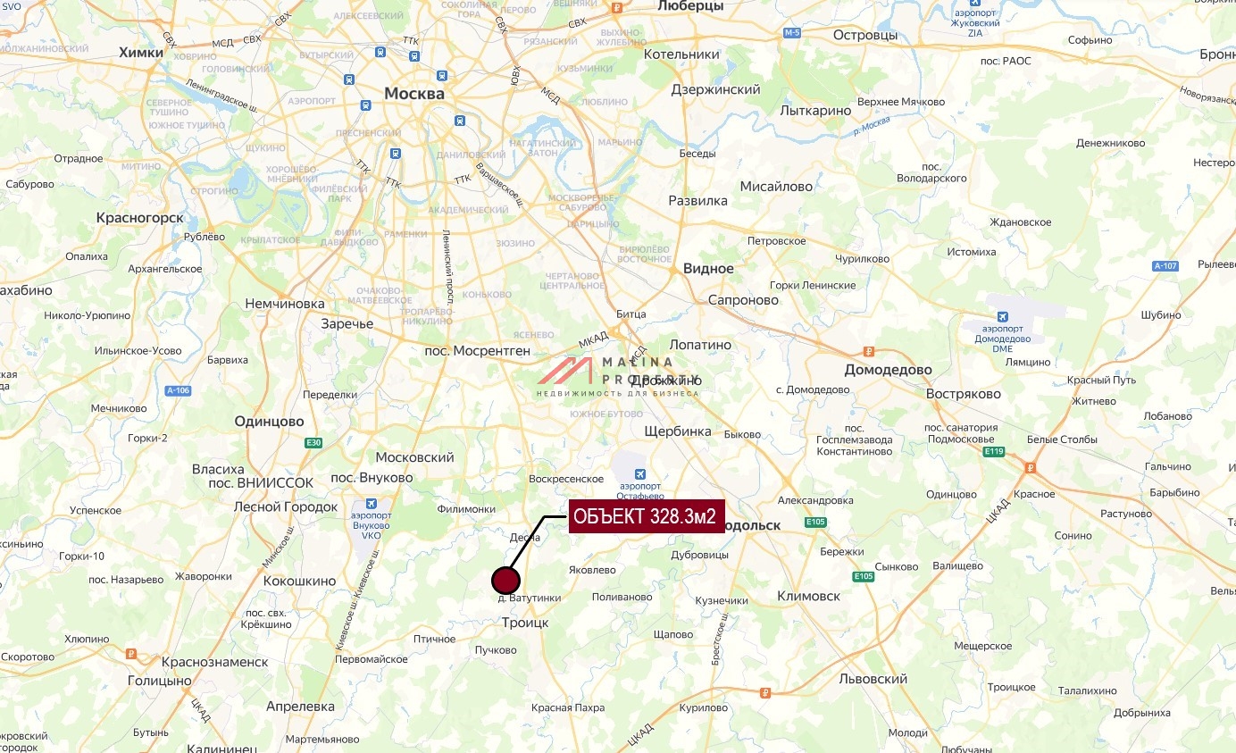 Аренда коммерческого помещения в ЖК "Russian Design District"