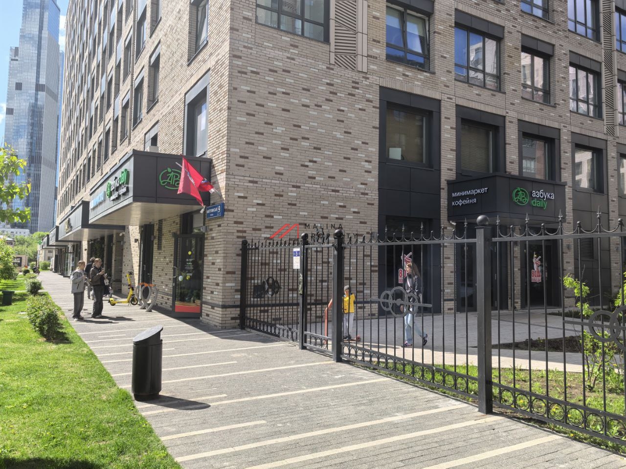 Продажа помещения с арендатором "Азбука Вкуса" в ЖК премиум-класса в CITY PARK