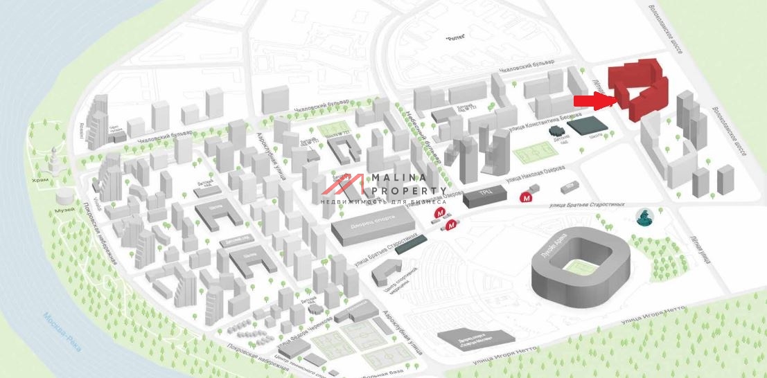 Аренда торгового помещения у метро Спартак 