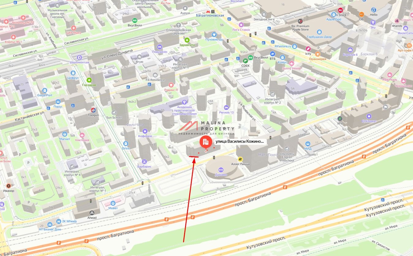 Продажа торгового помещения улице Василисы Кожиной 