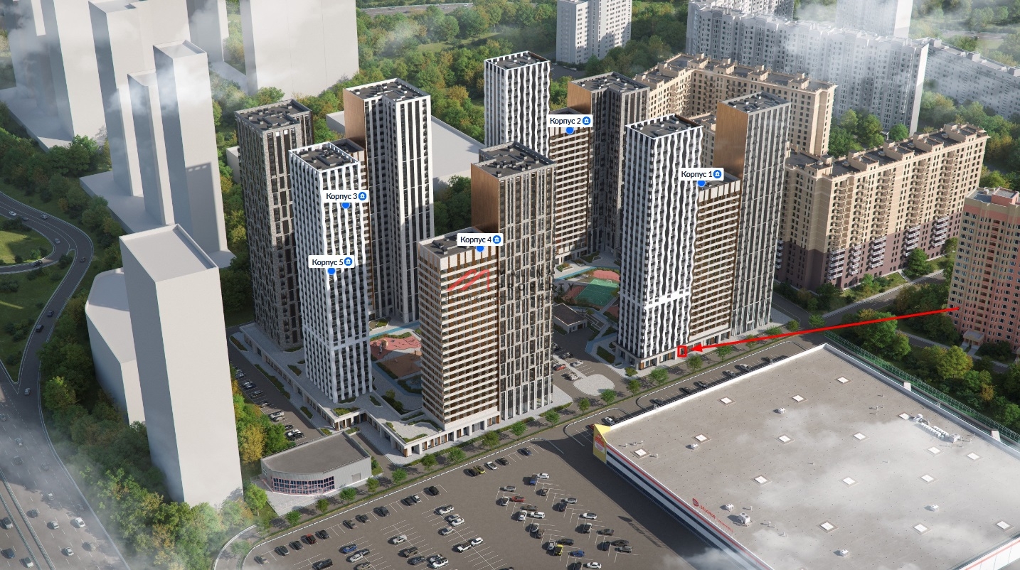 Продажа торгового помещения в ЖК "Дюна" 