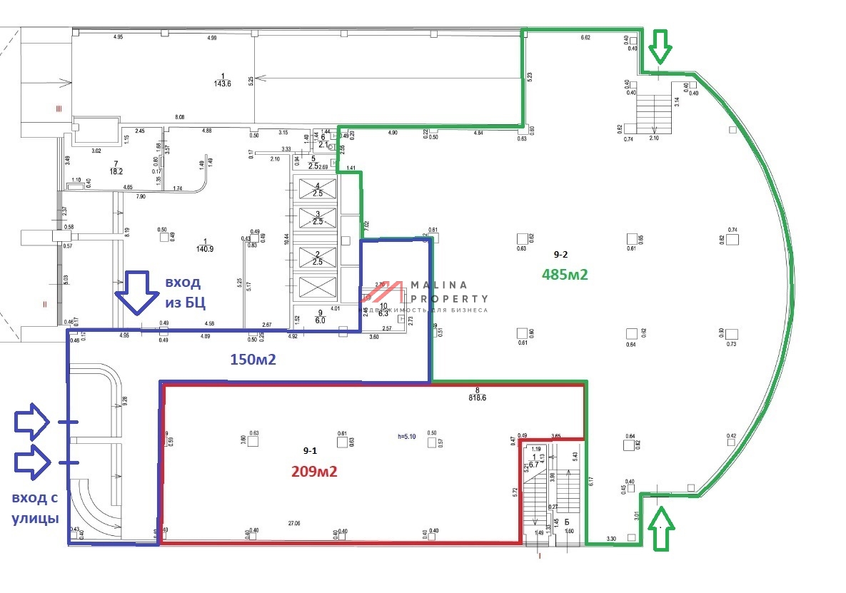 Аренда торгового помещения у  метро Тульская