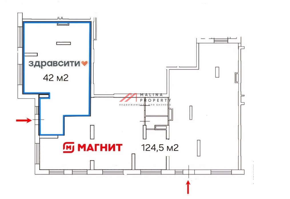 Готовый арендный бизнес с Магнит и аптека 